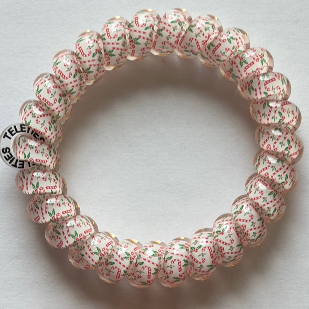 Teleties Candy Cane Spiral Hair Ties - Picture 2 of 8